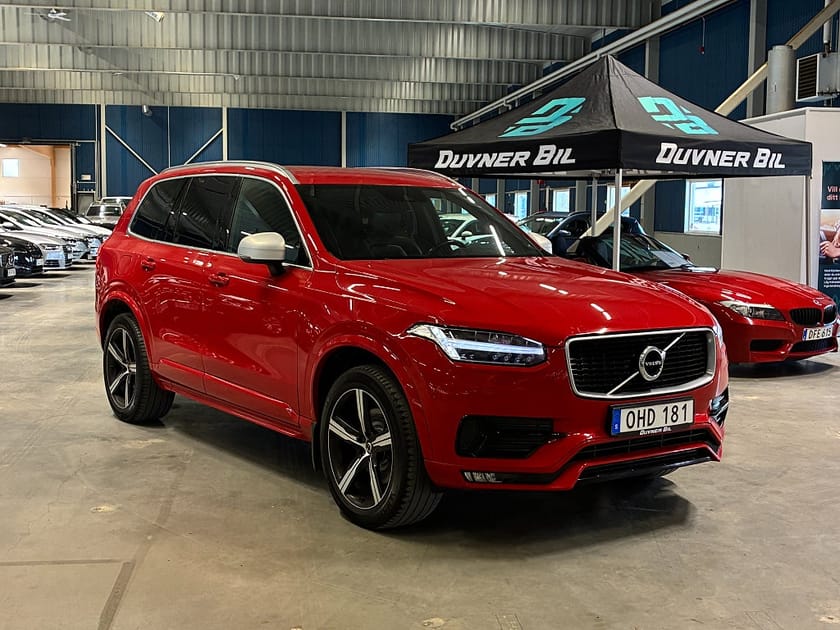 Bild 1 av Volvo XC90 D4 AWD R-Design 7-sits | BLIS | Drag | Värmare|  V-hjul