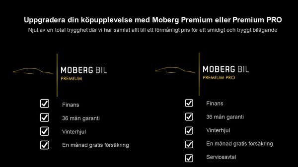 Moberg Premium och Premium PRO
