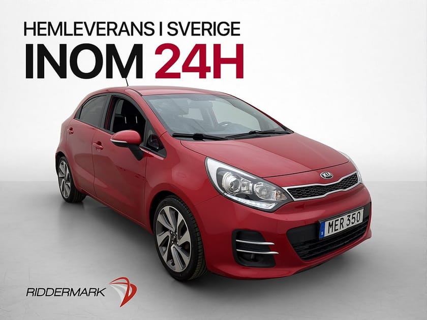 Bild 1 av Kia Rio 1.2 CVVT GLS Kamera Navi Fart Bluetooth Rattvärme
