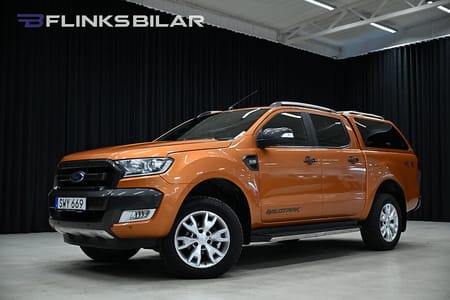 Ford Ranger Dubbelhytt 3.2 TDCi 200HK Automat|Wildtrack|Kåpa|Leasbar|SeUtr!!