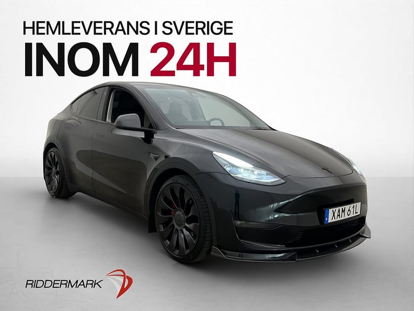 Bild 1 av Tesla Model Y Performance 534hk Värmepump Rattvärme Premium