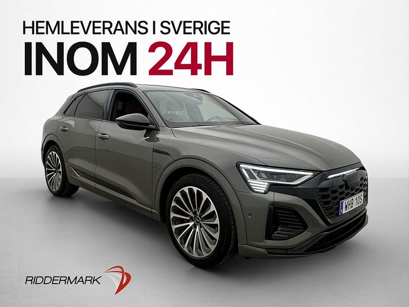 Bild 1 av Audi Q8 55 e-tron quattro Q S Line Pano B&O HuD 360° Skinn 4Zon Drag