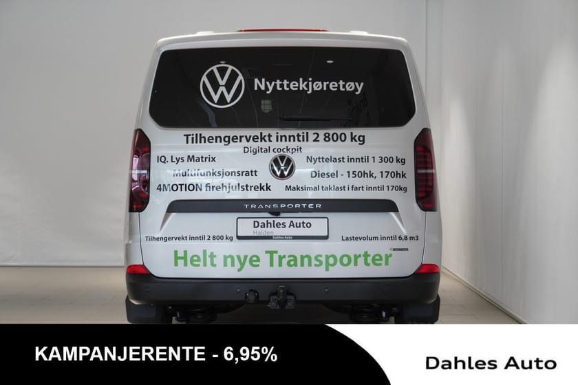 Bilde 3 av Volkswagen Transporter Tra lang pluss 170 4m/aut** ACC,NAVI,UTV VEGG,360++