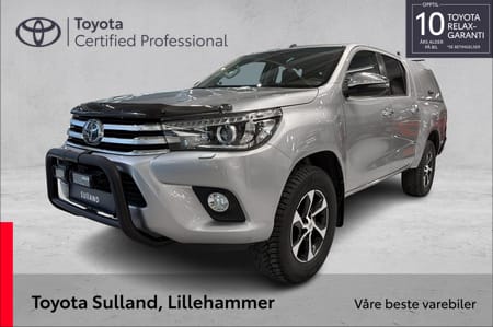 Toyota Hilux Dobbelcab FJERN.STYR.EBER,TOPP,BØYLE+LED LYS, LES ANNONSEN!