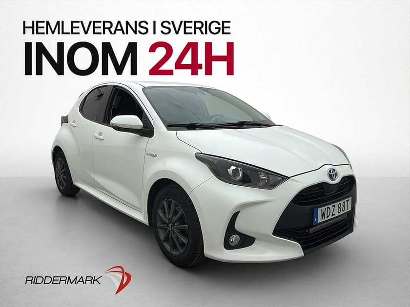 Bild 1 av Toyota Yaris Hybrid 116hk Backkamera Farthållare Rattvärme