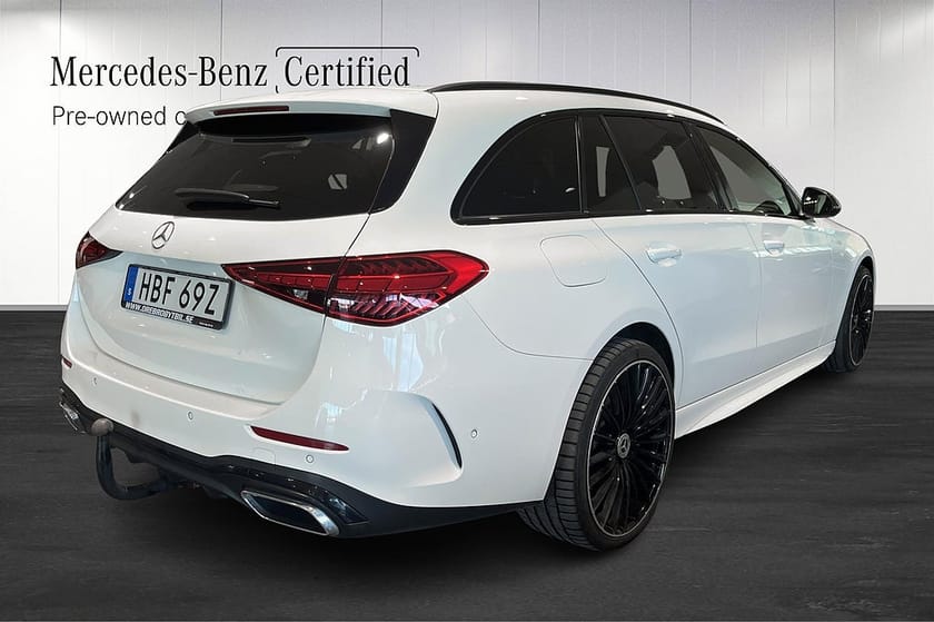 Bild 3 av Mercedes-Benz C 300 T e C300 AMG Line BACKKAMERA//DRAG//FARTHÅLLARE//NIGHT-PACK