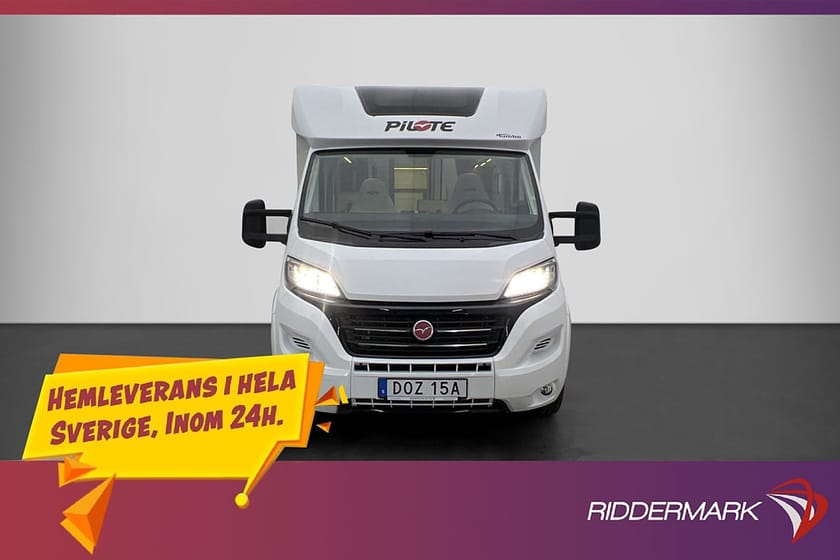 Bild 5 av Pilote Campervan Fiat P716 2019 3345mil AC Solcell Stödben 5-sits