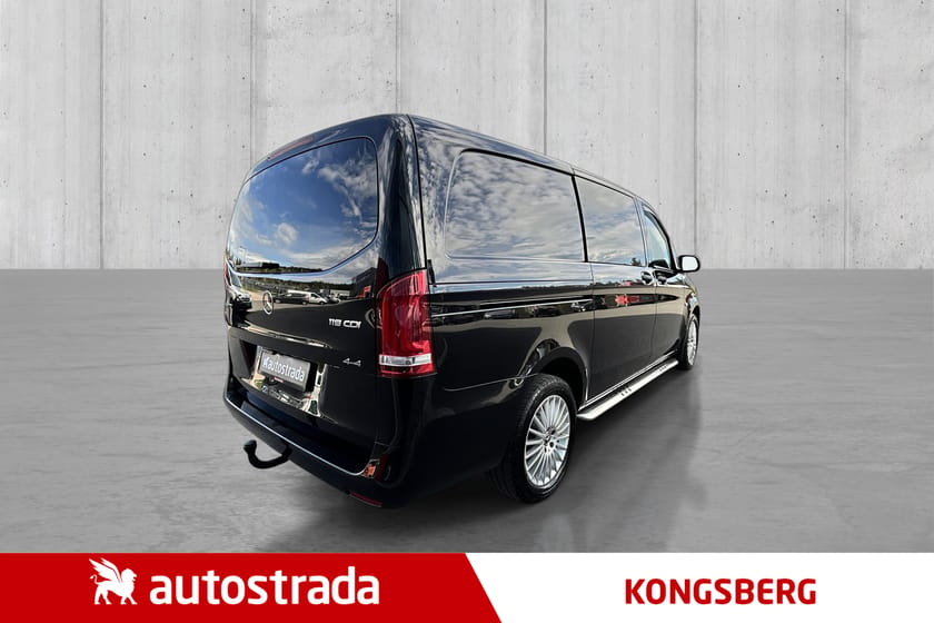 Bilde 5 av Mercedes-Benz Vito 119 CDI 4x4 3.0t 190 HK/4x4/AUT/KROK/WEBASTO/DISTR/SKINN/ILS/ACC/++