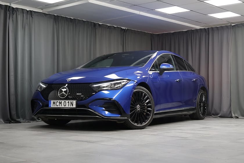 Bild 1 av Mercedes-Benz EQE 350 89 kWh AMG Line Advanced Plus AIRMATIC Minne Rattvärme