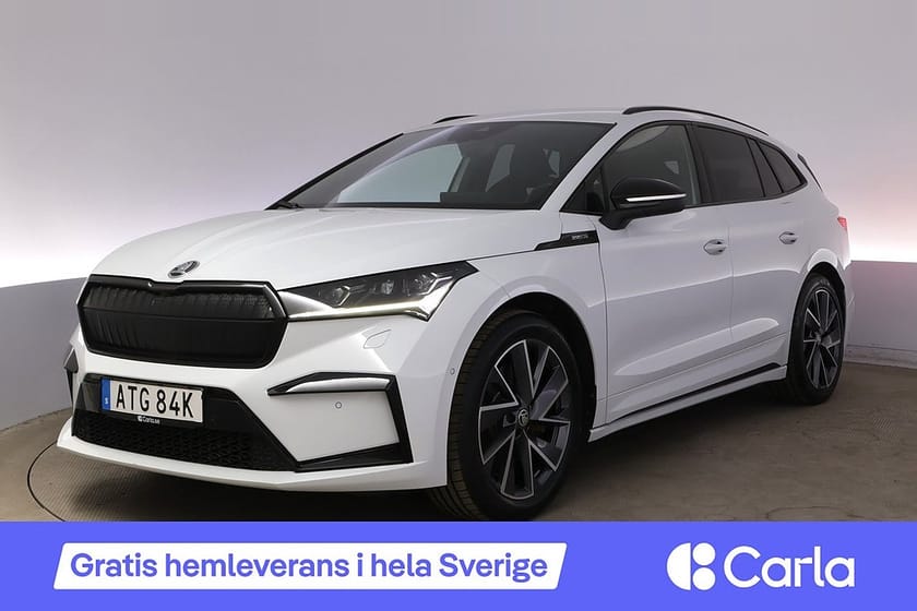 Bild 1 av Škoda Enyaq iV 80 Skoda Sportline Drag BLIS AdapFarth Navi Kamera