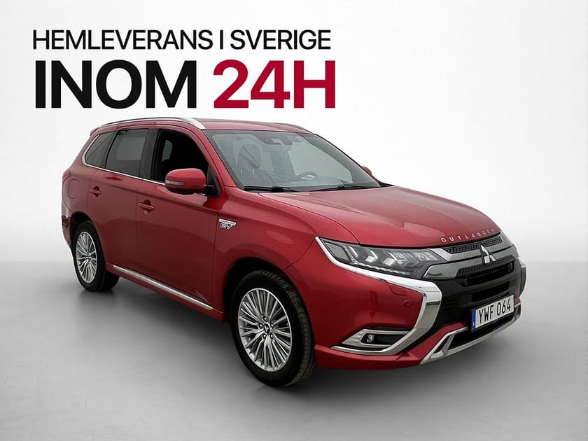 Bild 3 av Mitsubishi Outlander PHEV AWD Business X Drag Skinn 360°