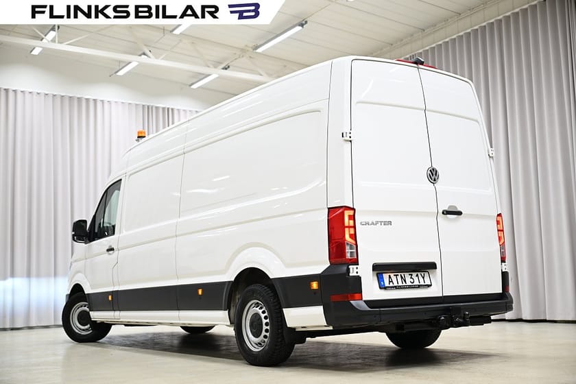 Bild 5 av Volkswagen Crafter 177HK Lång|Automat|Inredd|LED|Drag|Värmare|Lågmil|Moms