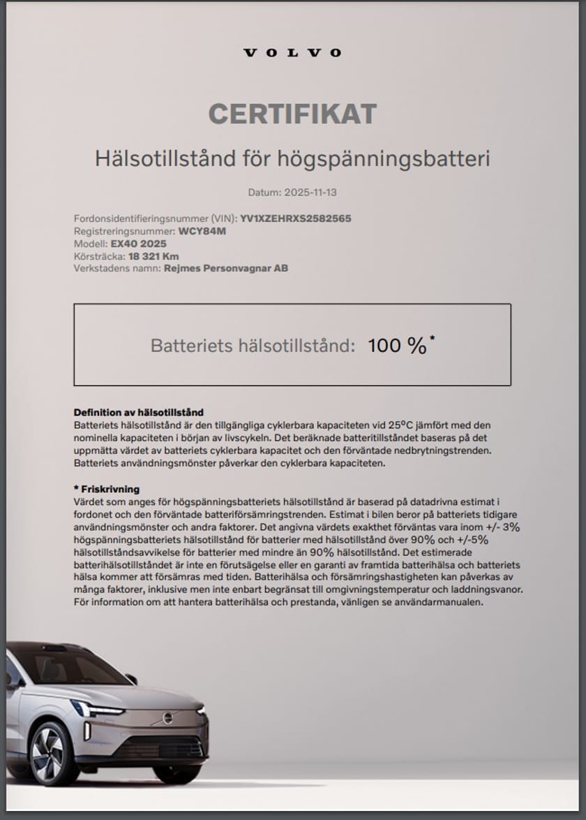 Bild 3 av Volvo EX40 Single Motor Extended Range Plus | Drag | Värmepump | Kamera |