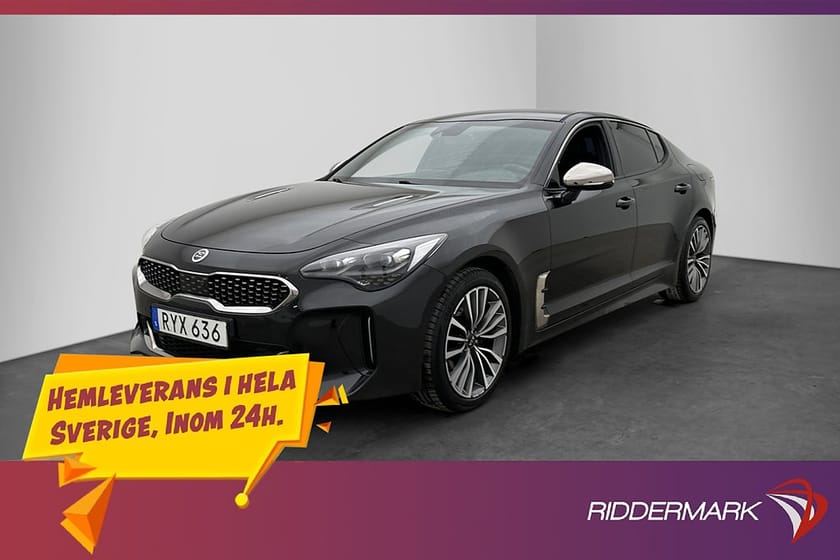 Bild 1 av Kia Stinger 2.2 CRDi AWD GT 200hk H/K Skinn 360° HUD GPS