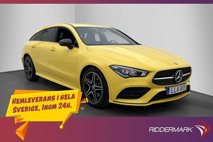 Bild 1 av Mercedes-Benz CLA 180 Shooting Brake SB AMG P-Värmare Halvskinn Wide Drag