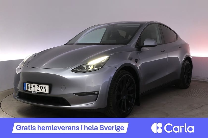 Bild 1 av Tesla Model Y Long Range AWD Uppgr. Autopilot Pano Drag 20"
