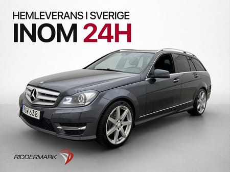 Mercedes-Benz C 220 T CDI C220 AMG Line M-Värmare Sensorer Navi Drag
