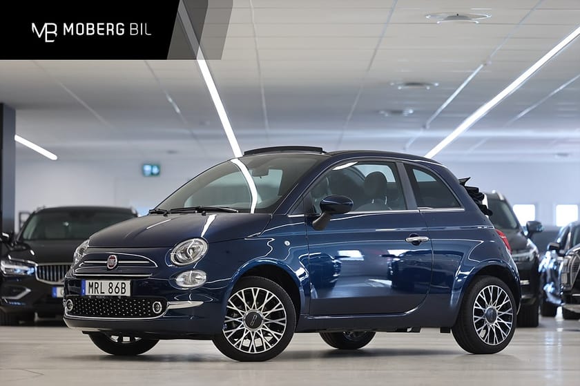Bild 1 av Fiat 500C Hybrid Manuell 70hk Navi PDC Årsskatt 3213 kr