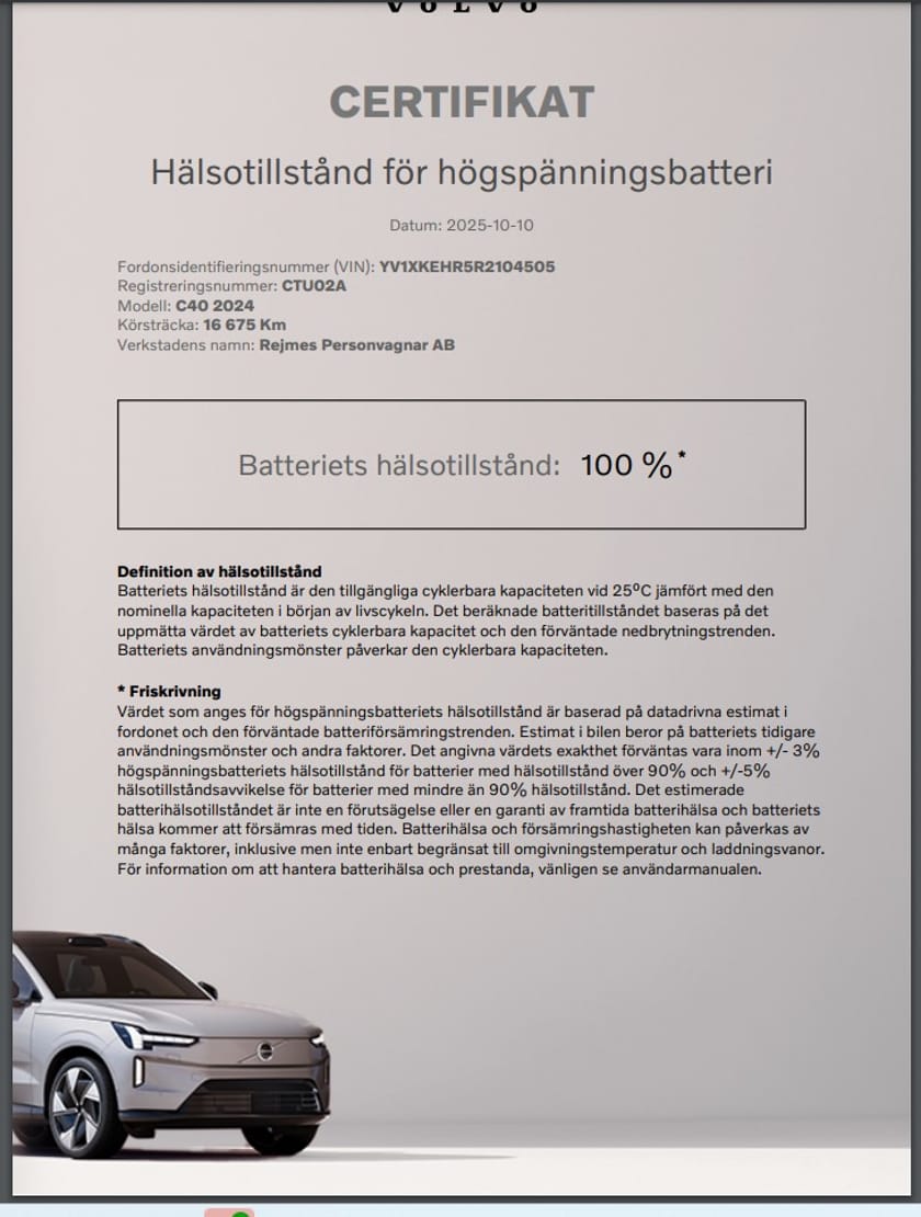 Bild 3 av Volvo C40 Recharge Single Motor Extended Range Plus