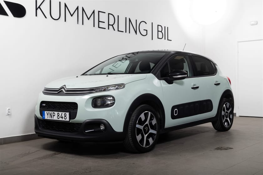 Bild 2 av Citroën C3 1.2 PureTech 82hk Panorama/Keyless/Carplay/Bkamera