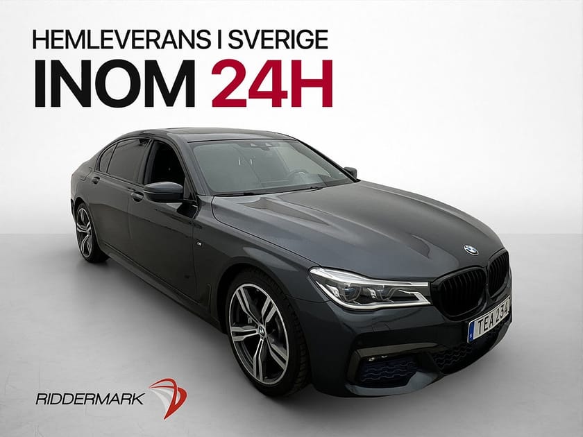 Bild 1 av BMW 730Ld xDrive 730 Ld 265hk M-Sport Sky Lounge HUD 360° H/K
