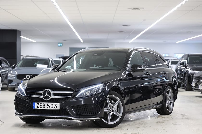 Bild 3 av Mercedes-Benz C 200 T 4MATIC 4M AMG Line Burmester Pano Drag