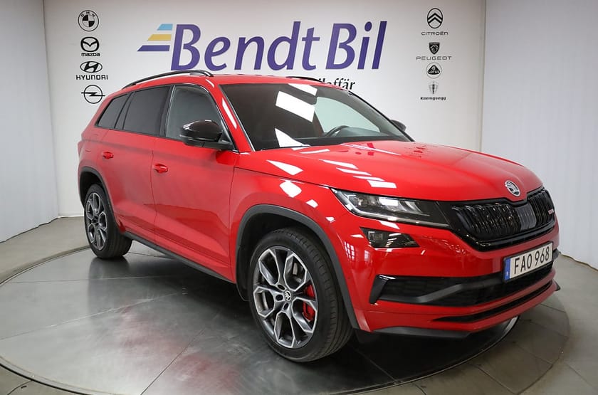 Bild 1 av Škoda Kodiaq RS Skoda 2.0 BI-TDI 4x4  240HK 5 Sits / Välutrustad / Drag