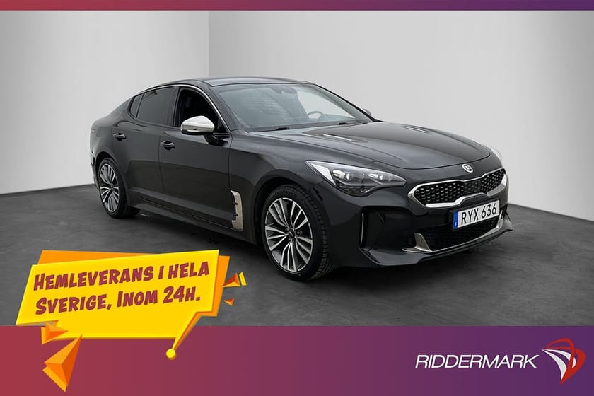Bild 3 av Kia Stinger 2.2 CRDi AWD GT 200hk H/K Skinn 360° HUD GPS