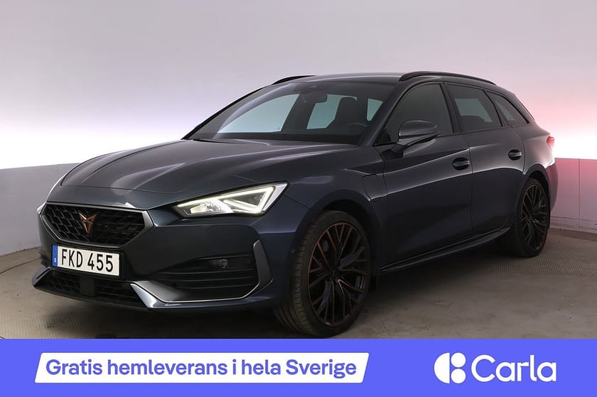 Bild 1 av CUPRA Leon Sportstourer e-Hybrid Drag Kamera AdapFart