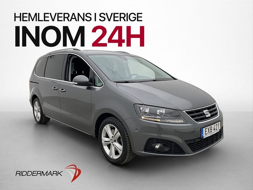 Bild 1 av SEAT Alhambra 7-Seater TDI 184hk 7-Sits El-Dörrar D-Värm Kamera Drag