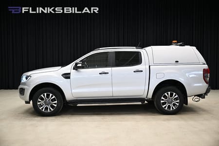 Ford Ranger Dubbelhytt 213HK Automat|Wildtrack|Kåpa|Drag|Värmare