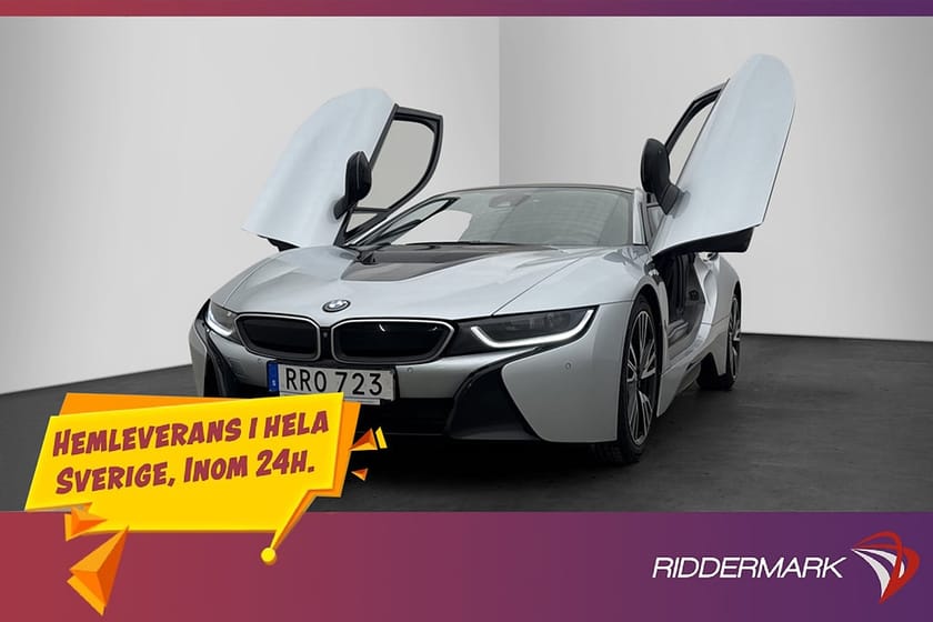 Bild 1 av BMW i8 XDrive Coupé 362hk H/K Head-Up Navi 360° Svensksåld