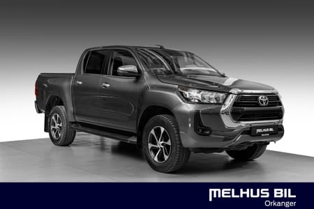 Toyota Hilux Dobbelcab 2.4 150HK D-CAB NY SERVICE•KAMERA•KROK•DAB+•FRI FRAKT