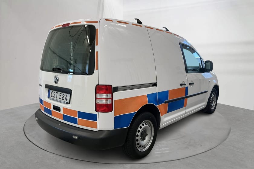 Bild 3 av Volkswagen Caddy Skåpbil 2.0 Ecofuel Skåp (109hk) Lågmilad Verkstad