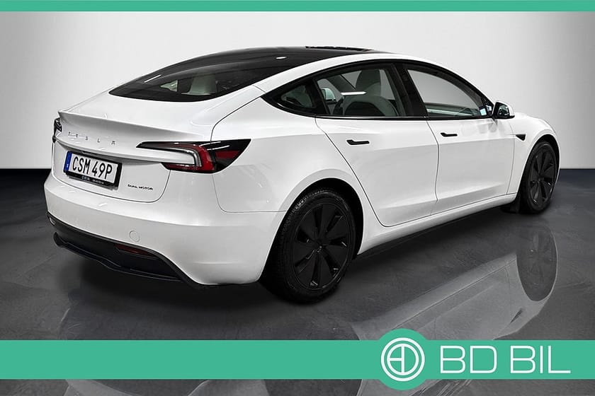 Bild 4 av Tesla Model 3 Long Range AWD MOMS PANORAMA FACELIFT LJUS INREDNING