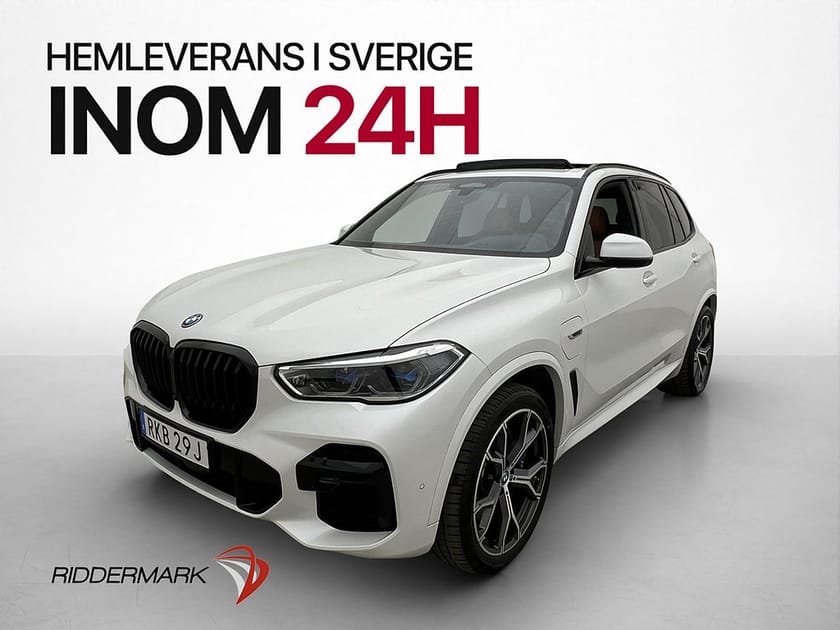 Bild 3 av BMW X5 xDrive45e iPerformance M Sport Luftfjäd Sky Laser H/K Drag HUD 360