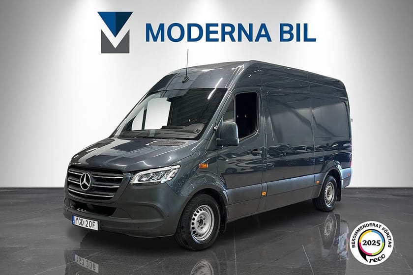 Bild 1 av Mercedes-Benz Sprinter 316 CDI Panel Van 163hk V-inredd Dragkrok D-värmare 360° kamera