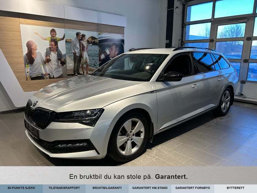 Bilde 1 av Škoda Superb Stasjonsvogn Sup3fl stv sportl d2004x4dsg