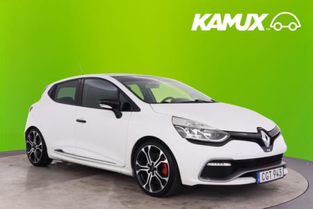Renault Clio RS 220 Trophy 220hk Mattvit Sportavgas Navi Skinn Sportstol