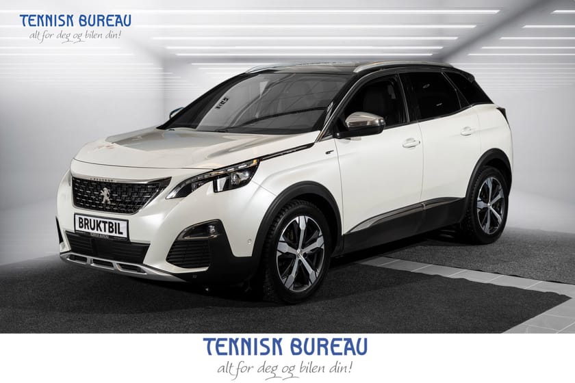 Bilde 1 av Peugeot 3008 GT Automat 180HK Glasstak/El sete/Skinn.int