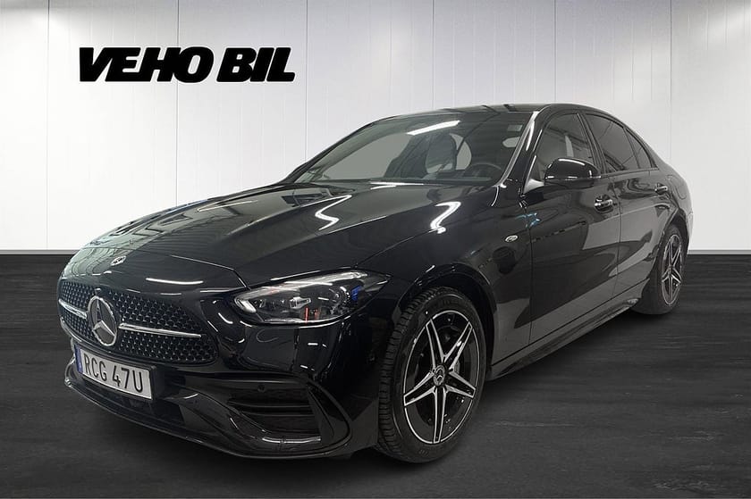 Bild 1 av Mercedes-Benz C 300 e C300 AMG Line Premium | 360 | Dragkrok | Burmester |