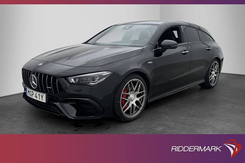 Bild 3 av Mercedes-Benz AMG CLA 45 S 4MATIC+ Shooting Brake 4M+ 421hk Pano Burmester Kamera