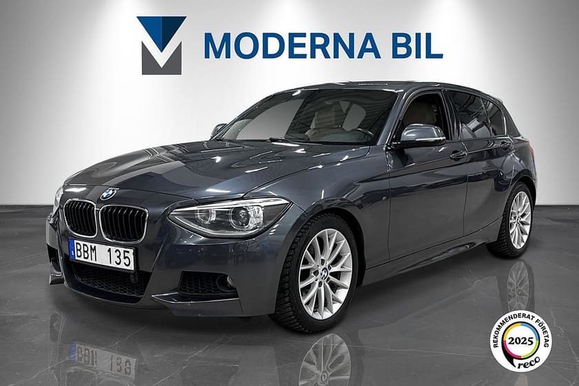 Bild 1 av BMW 120d 120 M-Sport Steptronic 184hk Helskinn PDC M-värm Nyservad