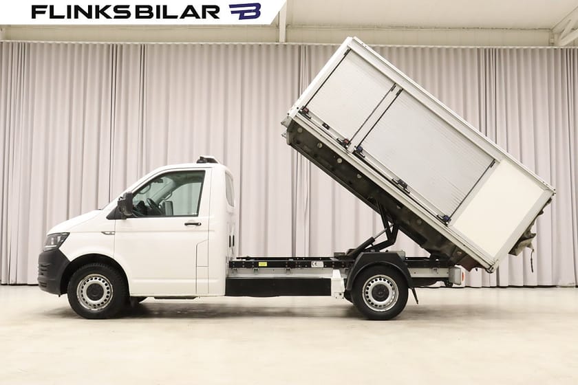 Bild 1 av Volkswagen Transporter Chassi Cab DSG 150HK Tippflak|Kåpa|EnÄgare|Moms