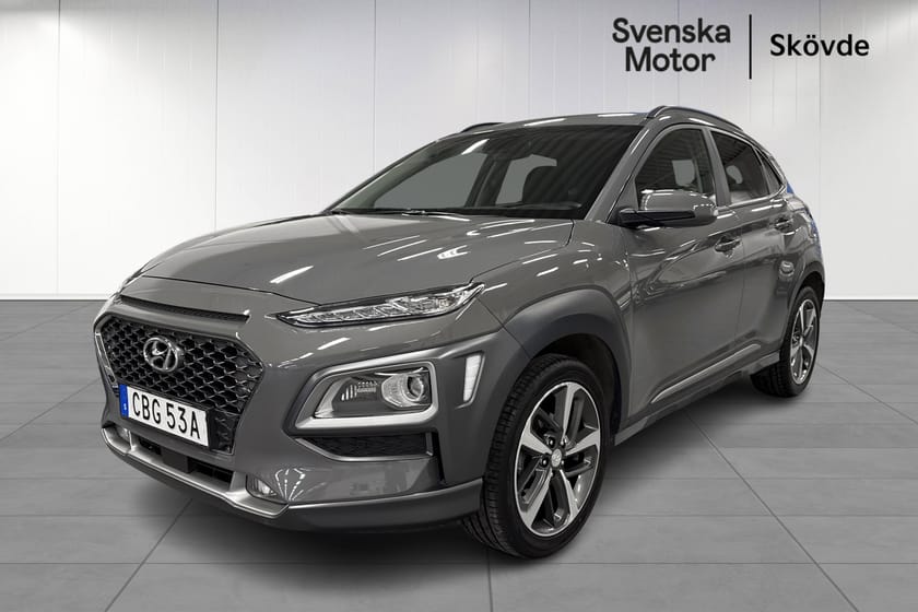 Bild 1 av Hyundai Kona 1.0 T-GDI Premium, Krell, Navi, B-kamera SoV-hjul