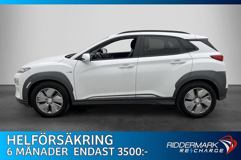 Bild 3 av Hyundai Kona Electric 64 kWh Kamera HUD Rattvärme Skinn