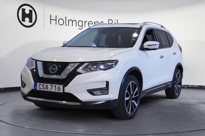Bild 1 av Nissan X-Trail Tekna 2,0 dCi 4x4 X-Tronic 177hk Dragkrok Läder 360 Kamera