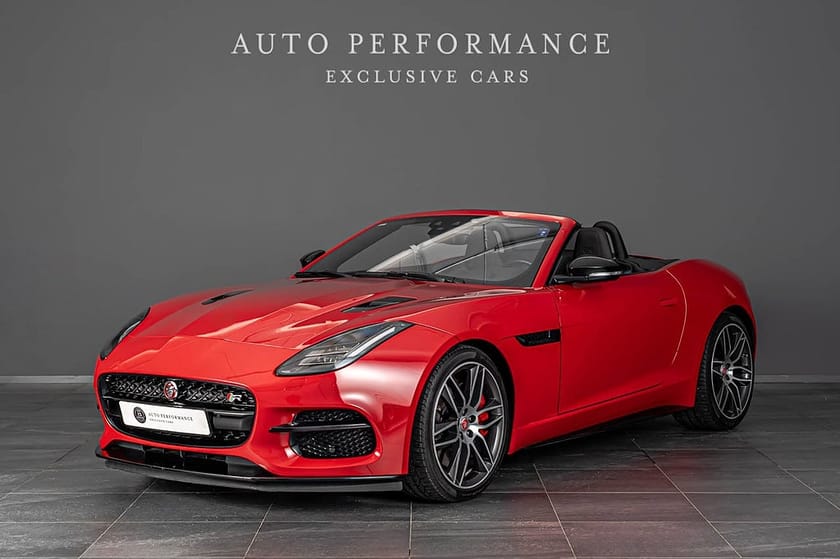 Bild 1 av Jaguar F-Type R Cabriolet Cab V8 550hk Black Pack / Hemleverans /