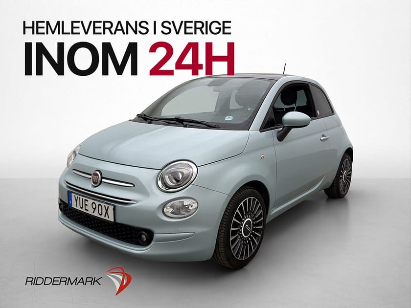 Bild 3 av Fiat 500 Hybrid 70hk Lounge Taklucka P-Sensorer Halvskinn
