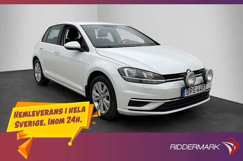 Bild 1 av Volkswagen Golf 1.0 TSI Adpt-fart CarPlay Värmare AC Drag